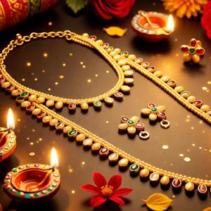 Multicolor Stone Gold-Plated Necklace Set for Women | Elegant Traditional Jewellery